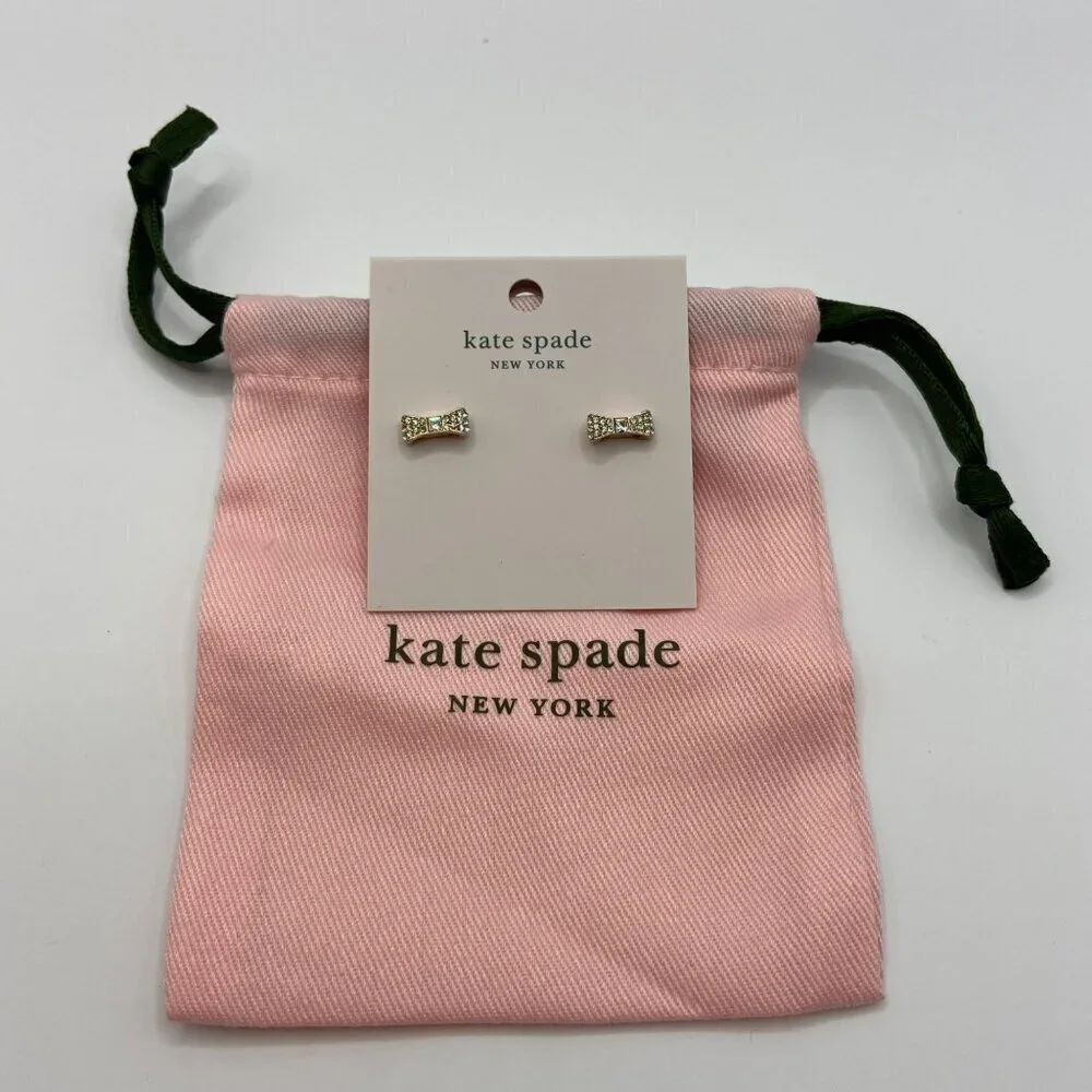 Kate Spade Ready Set Bow Pave Bow‎ Studs